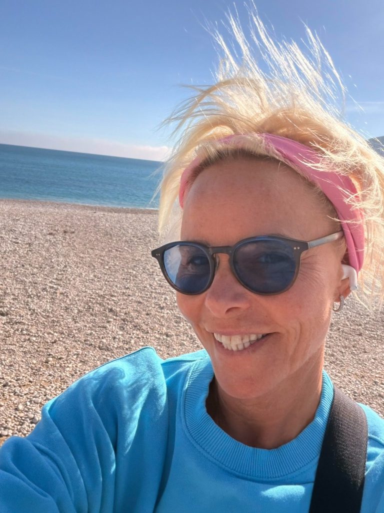 Mia Törnblom i Spanien.