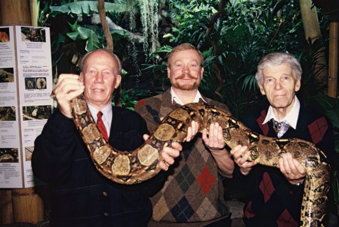 Jonas Wahlström tillsammans med Tore Glemmefors och Nils Erik Bæhrendtz.