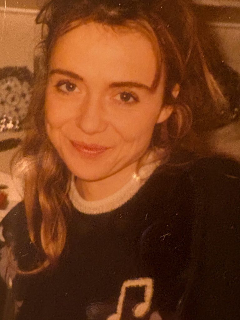 En ung Annika Jankell.