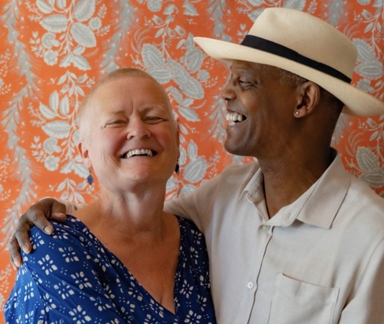 Eric Bibb med kärleken Ulrika Bibb.